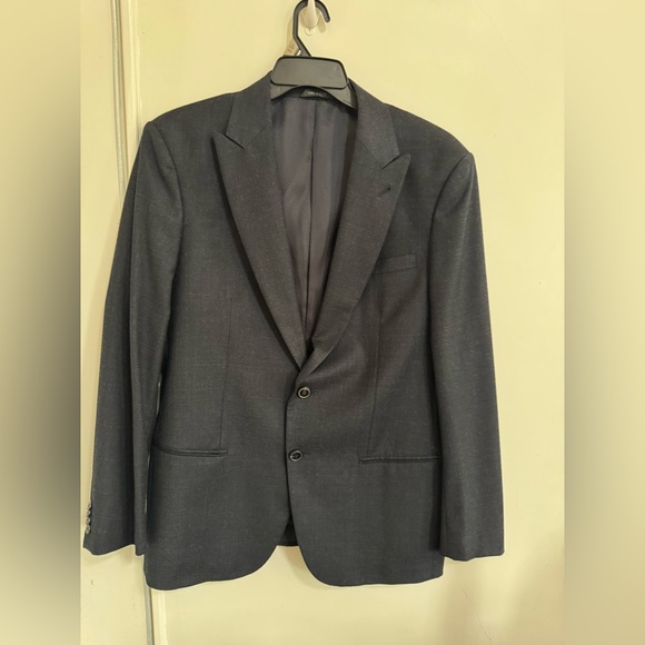 Giorgio Armani Soho Men's Suit Jacket 54R black virgin wool condition - Picture 1 of 12